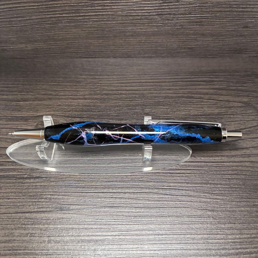 【青紫一閃雷鳴】 ボールペン0.5 （flagship model）