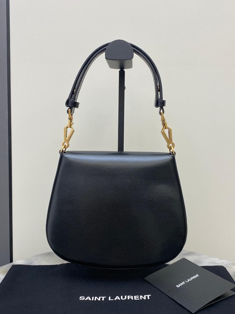 美品 パリ カイア スモール ブラック ショルダーバッグ