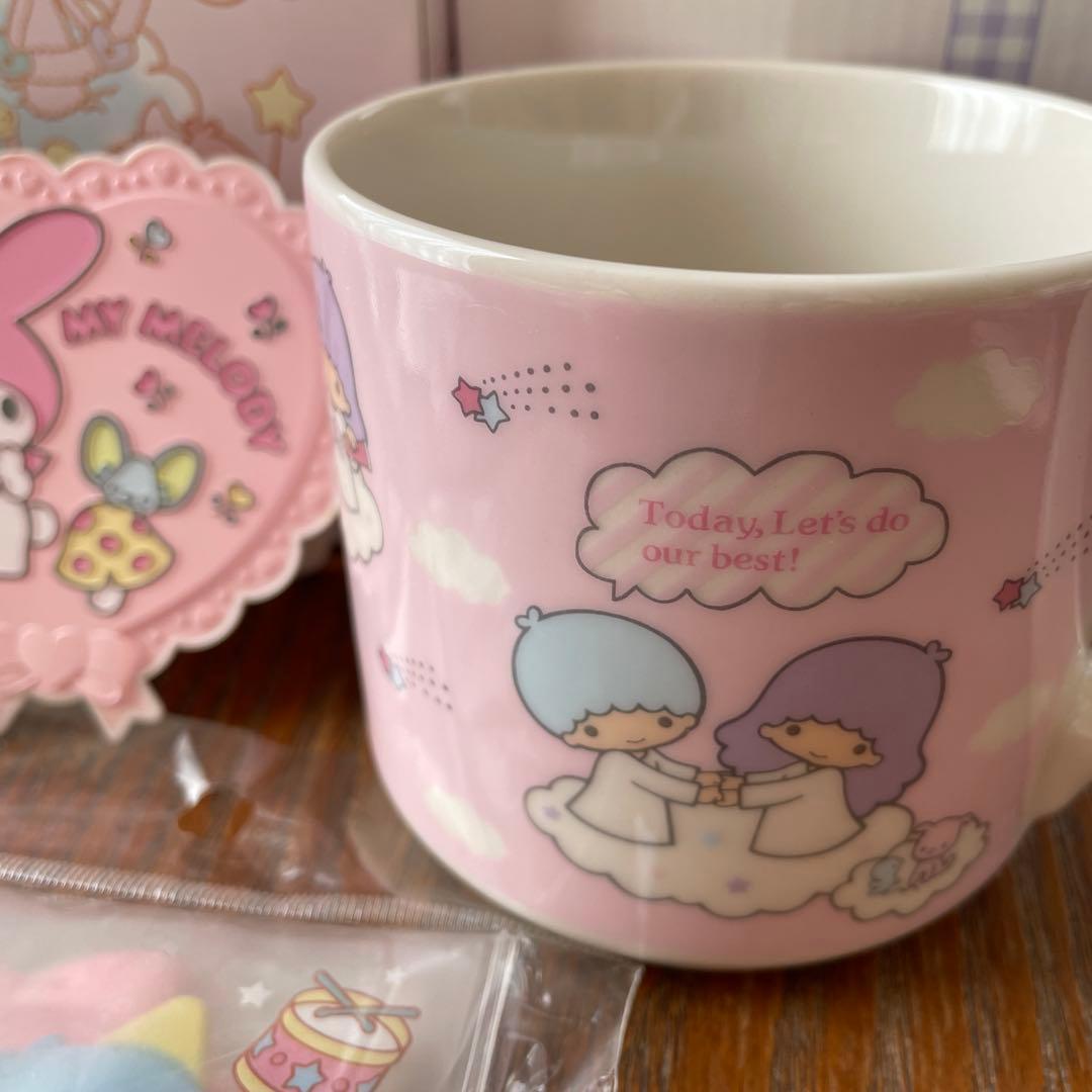 サンリオ キキララ リトルツインスターズ プラチェスト クリップ マグカップ
