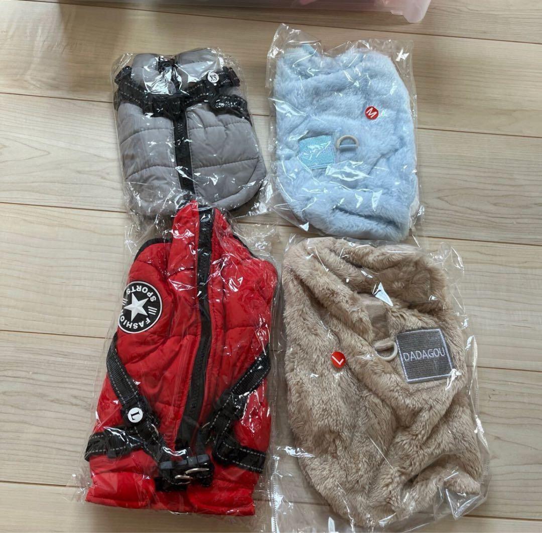 新品 600点 犬服 パーカー 帽子 ジャケット XS〜2XL まとめ
