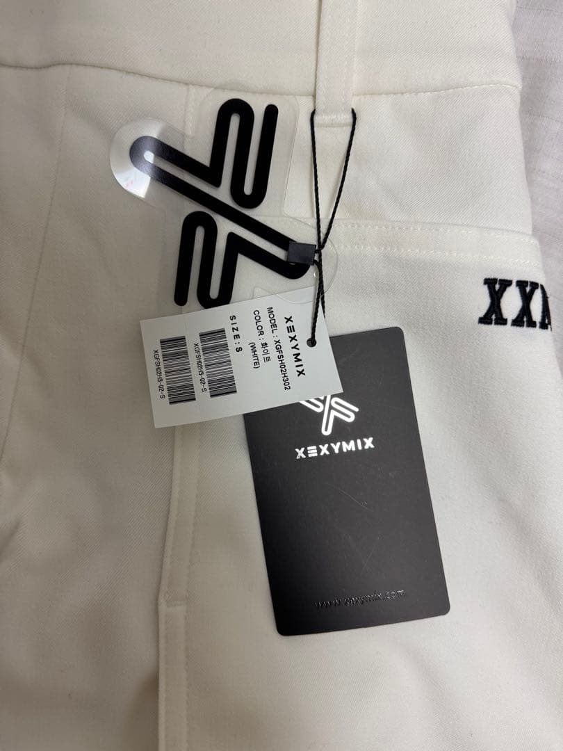 XEXYMIX ホワイト ゴルフショートパンツ Sサイズ