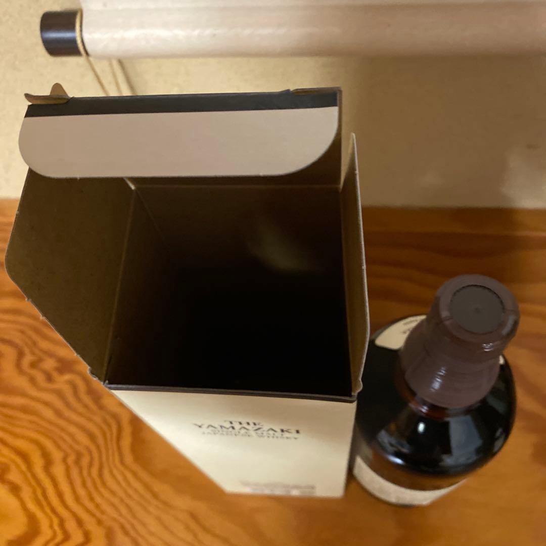 ☆サントリーシングルモルトウイスキー山崎箱付700ml1本と350ml1本