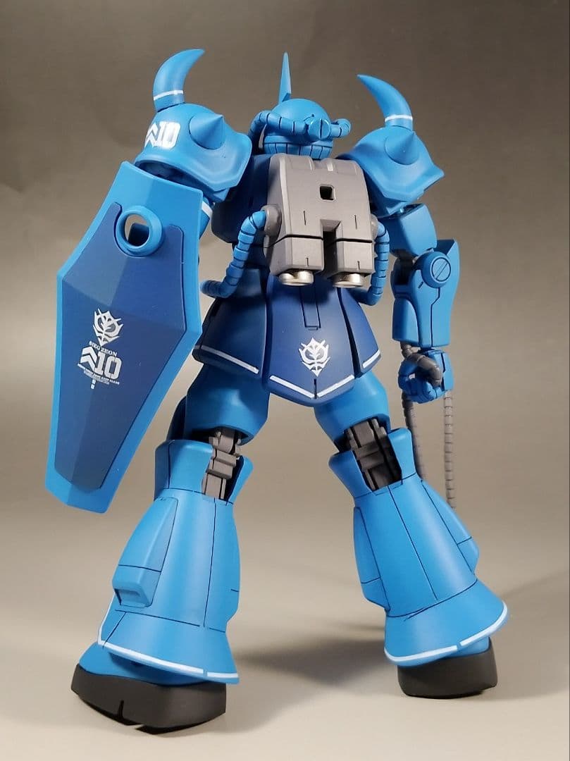 HG HGUC 1/144 グフ 改修 全塗装 完成品 ランバ・ラル