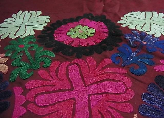 ★T0107★ラカイ (38)　アンティーク　刺繍布　 アフガニスタン　遊牧民族