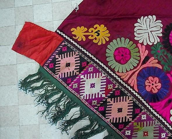 ★T0107★ラカイ (38)　アンティーク　刺繍布　 アフガニスタン　遊牧民族