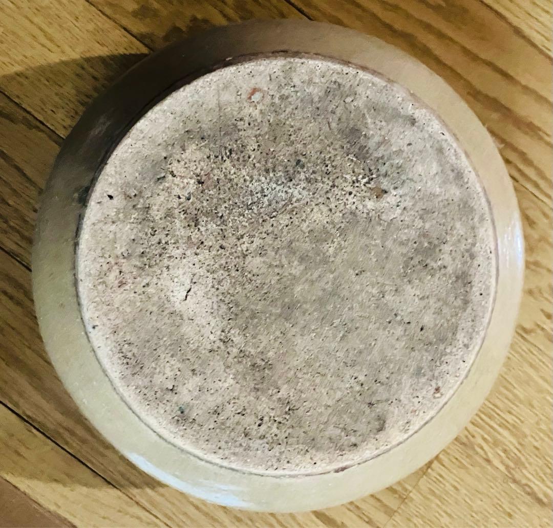 ☆セール☆美濃焼 灰釉 火鉢 大正〜昭和初期頃☆花器や金魚ばちにも