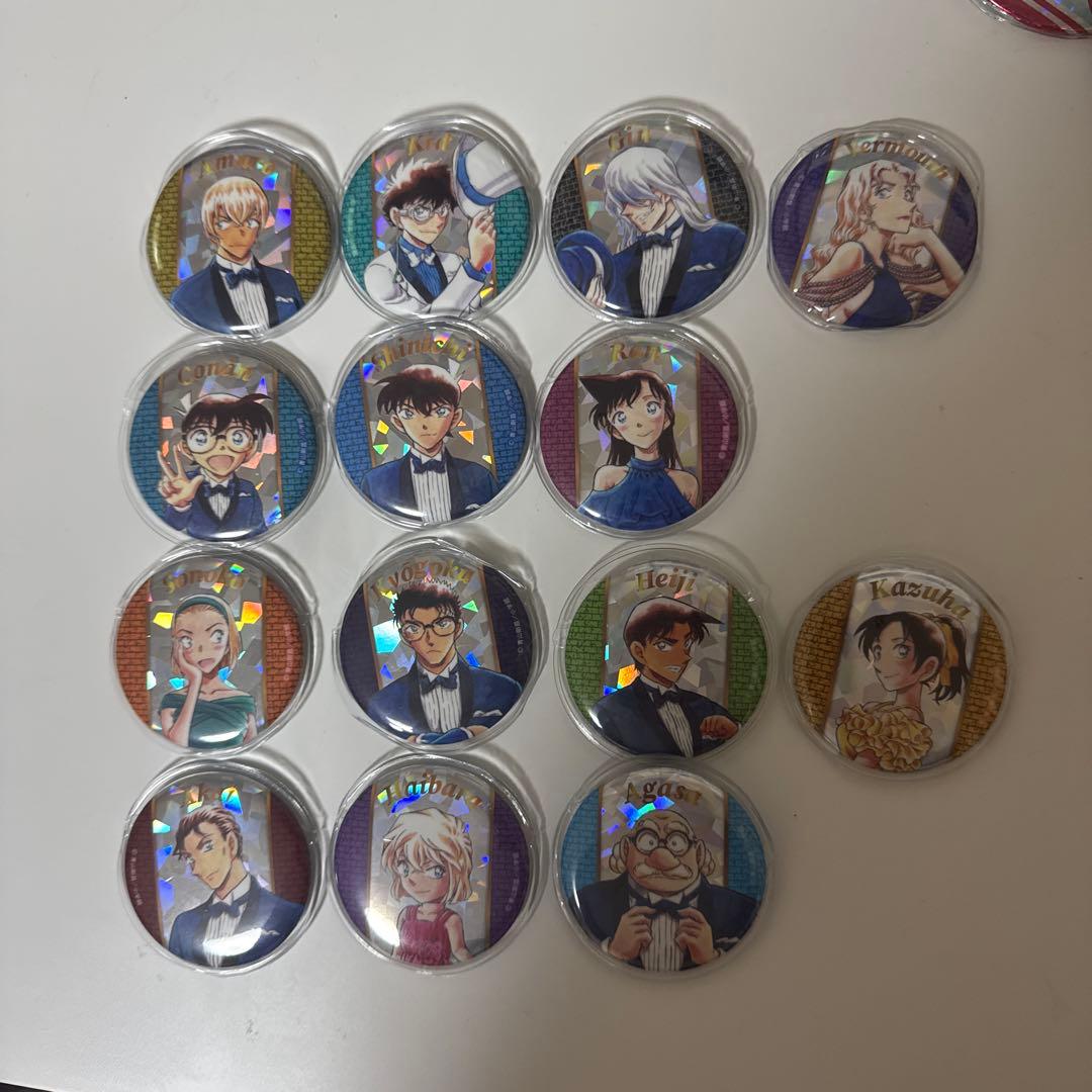 名探偵コナン30周年連載　コナン展 缶バッジ　14個コンプ