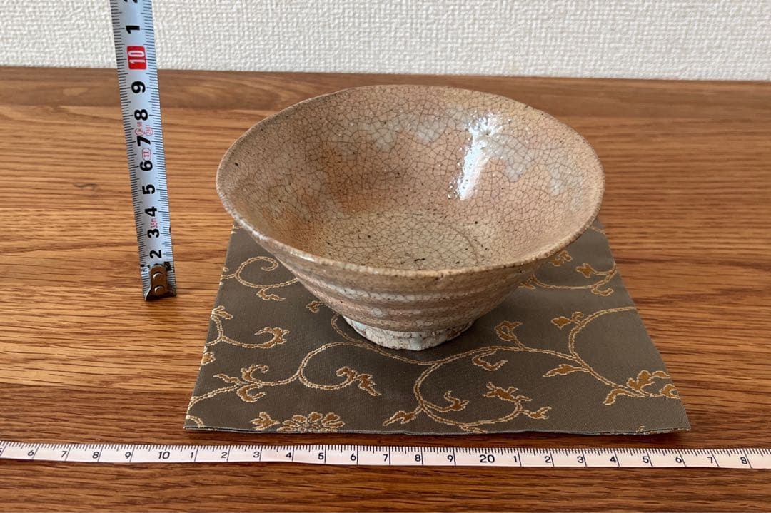 崎陽高麗 小井戸茶碗 （川瀬 隆一郎作）共箱 【茶道用抹茶碗】