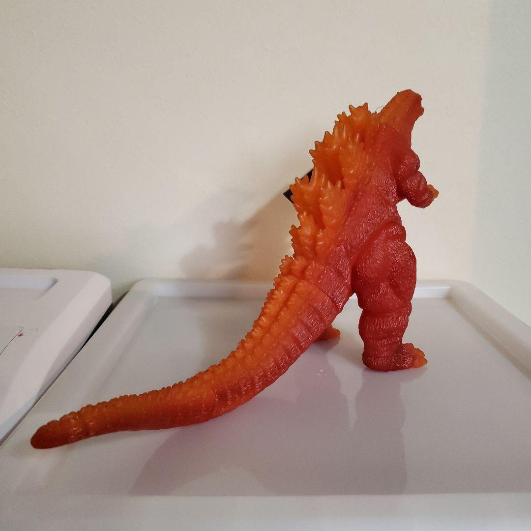 バンダイ　ソフビ　バーニング　オレンジ ゴジラ 約20cm タグ付き　劇場限定