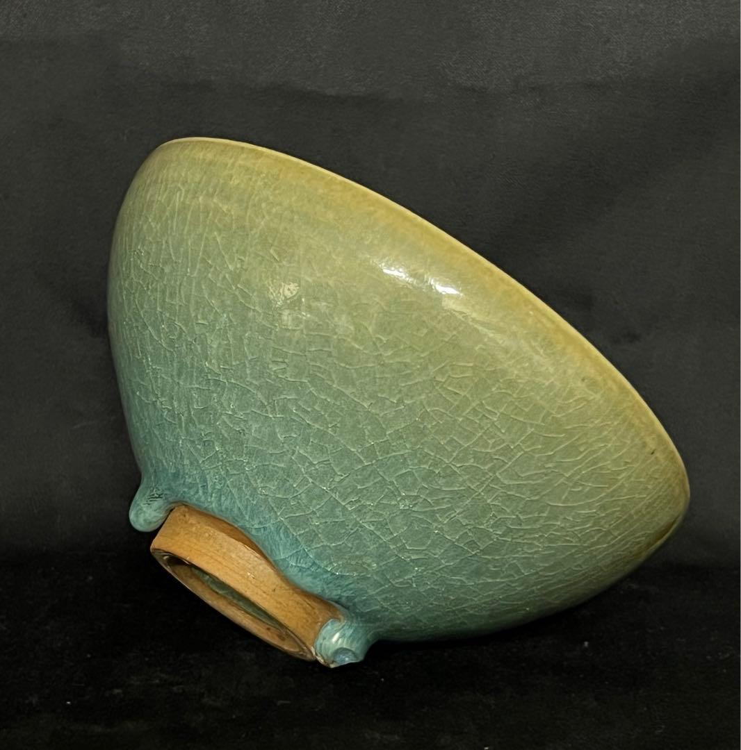 中国古美術　宋時代鈞窯釉茶碗　XG2-88