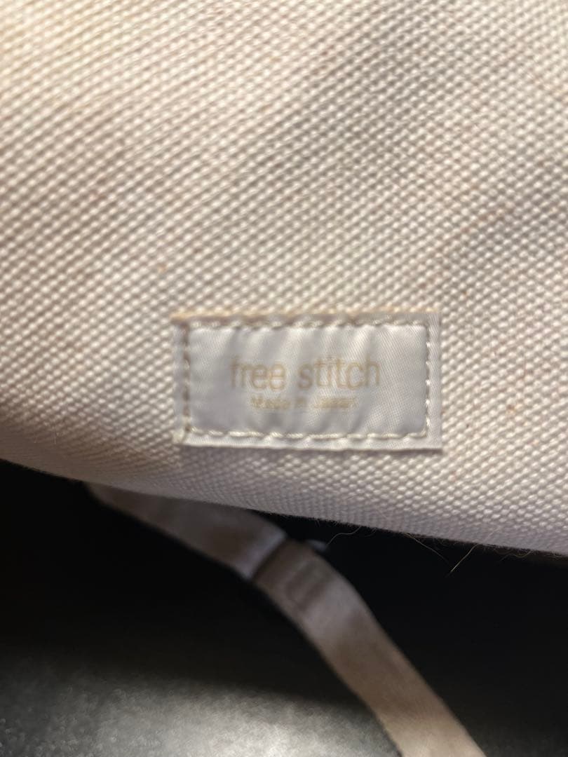 愛猫　愛犬のキャリーバッグ ホワイト　free stitch