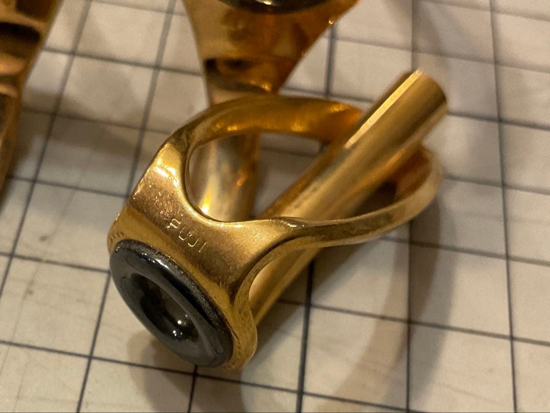 s*e様 Fuji 富士工業 クエ　深海　トローリング　大物竿用　ゴールド ガイ