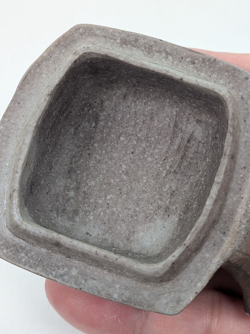 金重利陶苑 備前焼 子香合 合箱合布 抹茶道具 香道具 香盒 干支香合 金彩緋襷