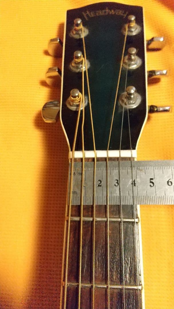 HEAD WAY エレアコギター 　レアオーバルホール　ネック細目