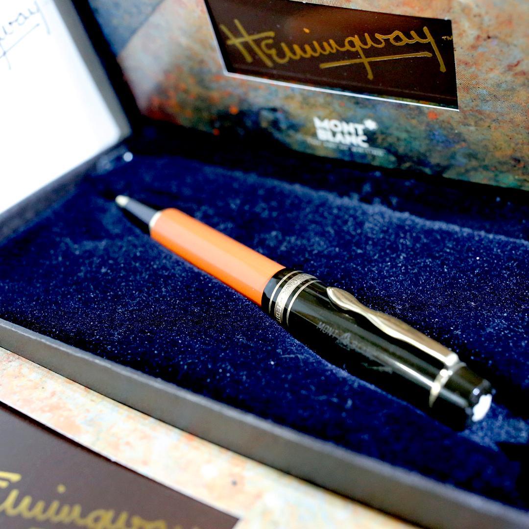 【レア 送料込】モンブラン ボールペン ヘミングウェイ 作家シリーズ １９９２年