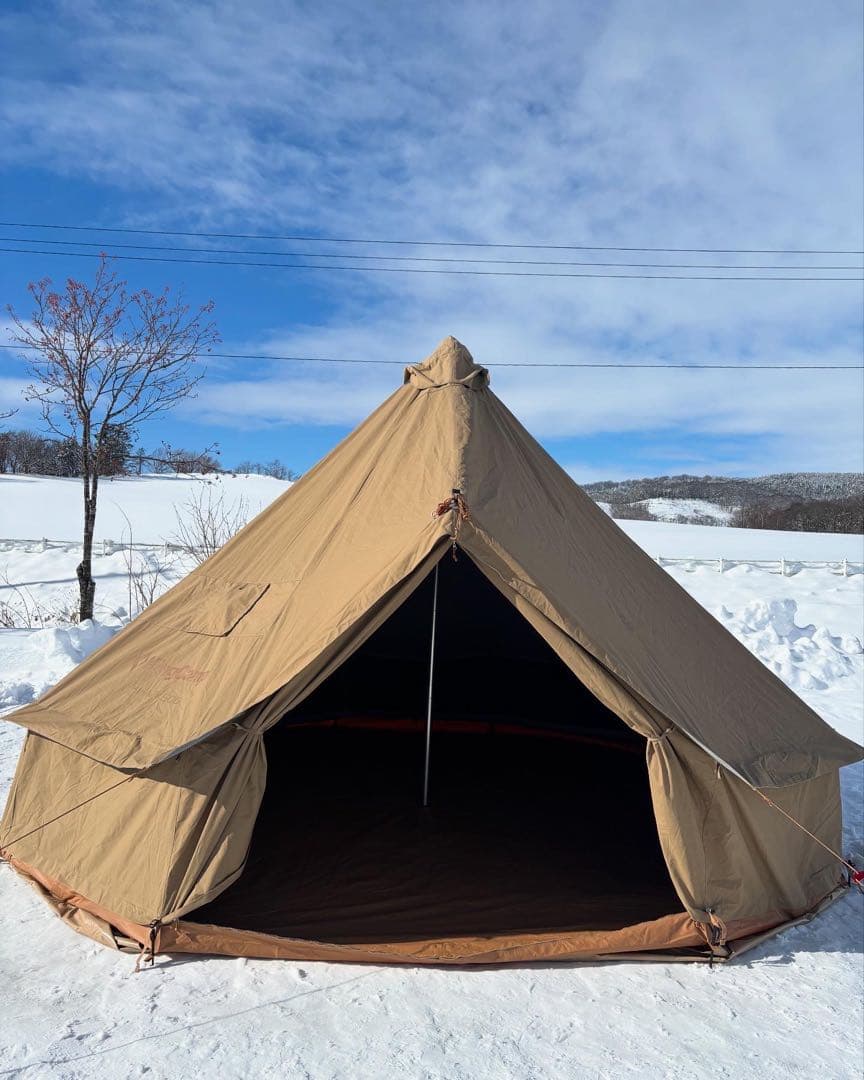 KingCamp 10人用ベルテント　フルメッシュ　500cm ①