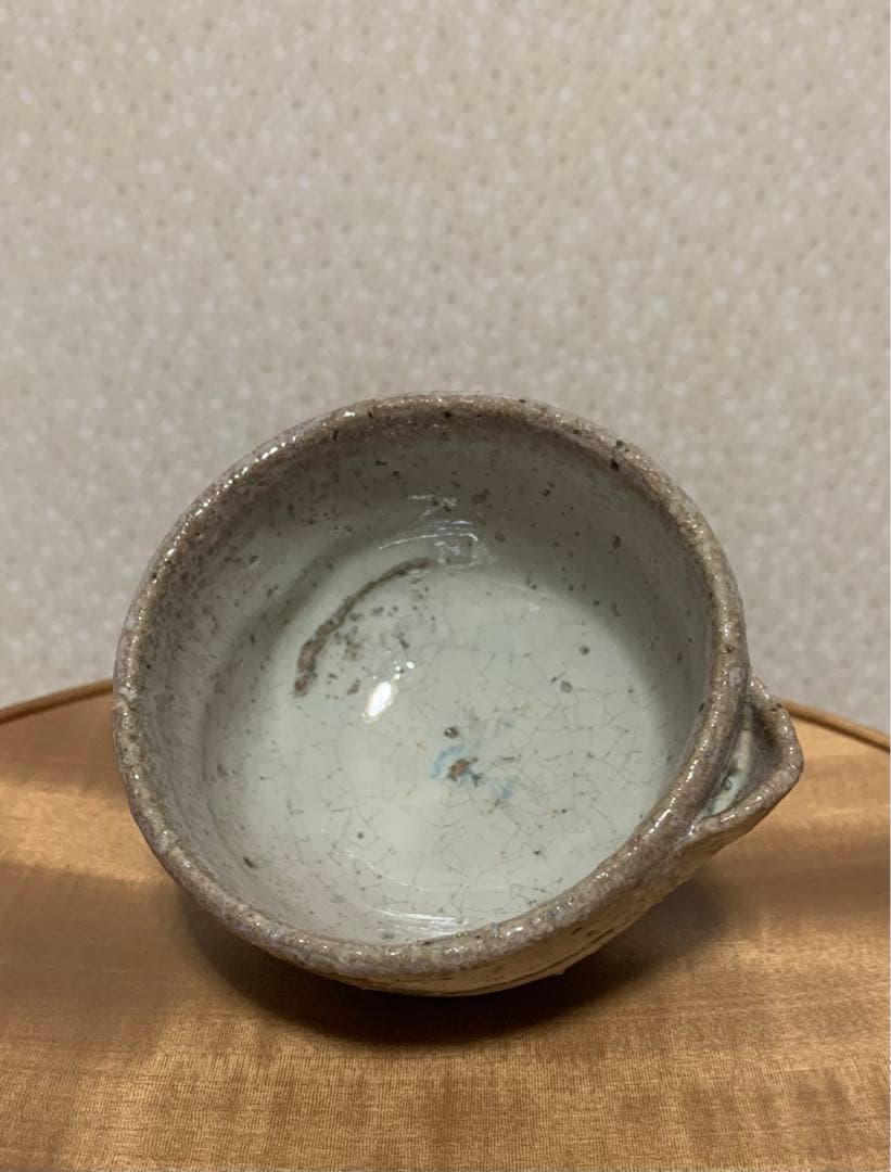 【最上作】　酒器　西岡小十 作　斑唐津片口ぐい呑　唐津焼