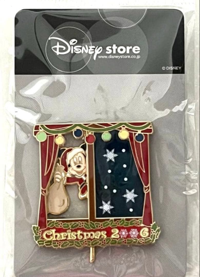 ディズニーストア クリスマス限定 2006 ピンバッジ 7個セット
