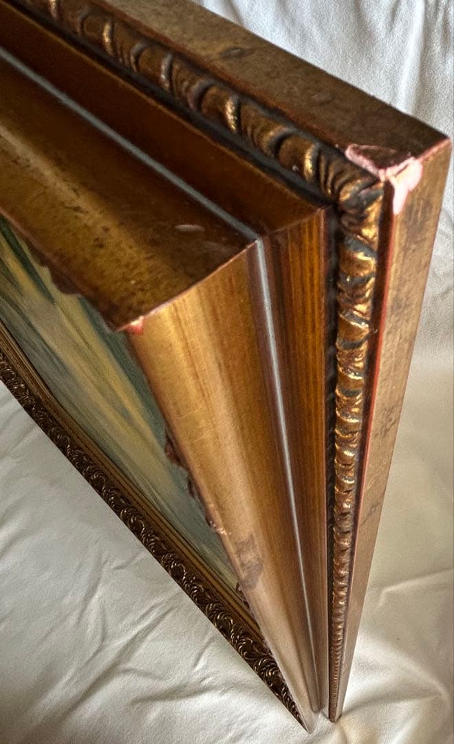 ピエール　オーギュスト・ルノワール 眠る裸婦 絵画 額縁