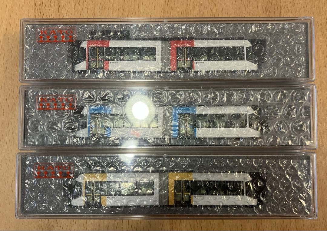 ◉KATO◉14-801-1,4,6 PORTRAM富山ライトレール×3◉新品◉