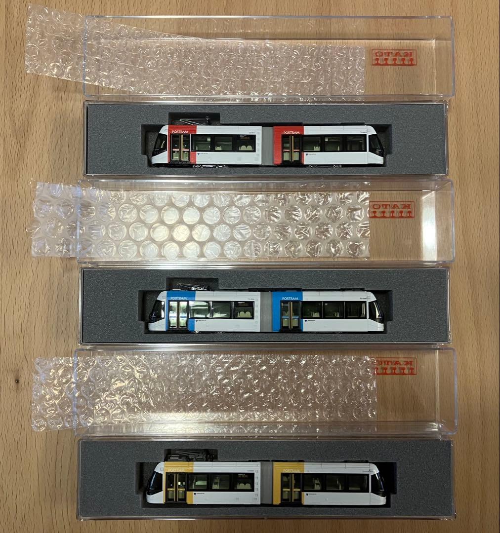 ◉KATO◉14-801-1,4,6 PORTRAM富山ライトレール×3◉新品◉