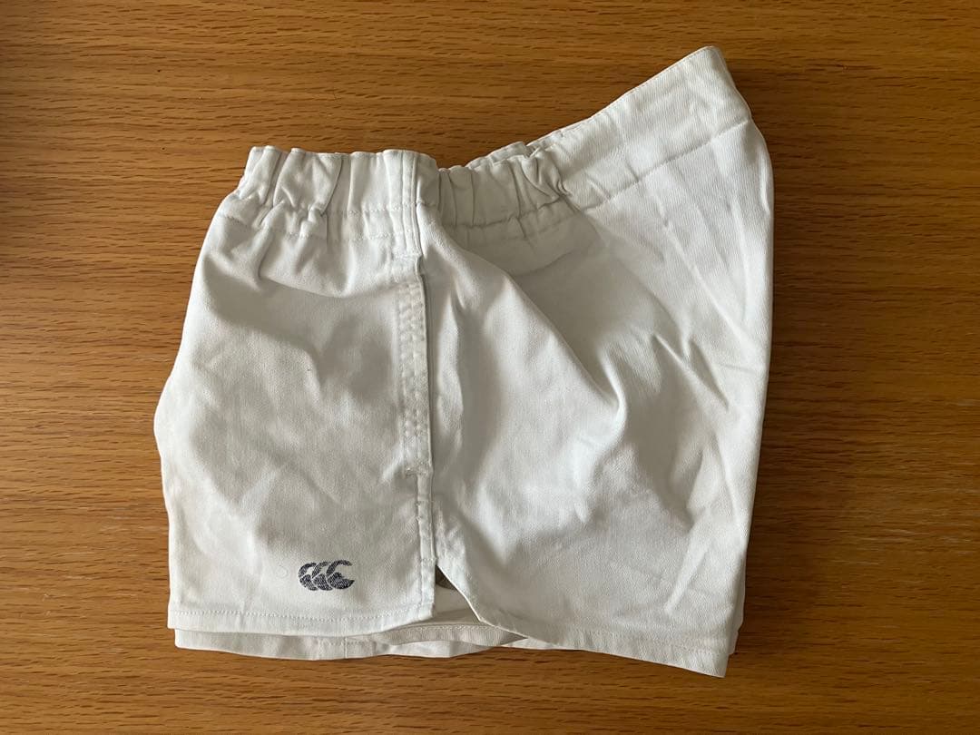 【貴重】カンタベリー／イングランド型ラグビーパンツ（白・中古）32インチ