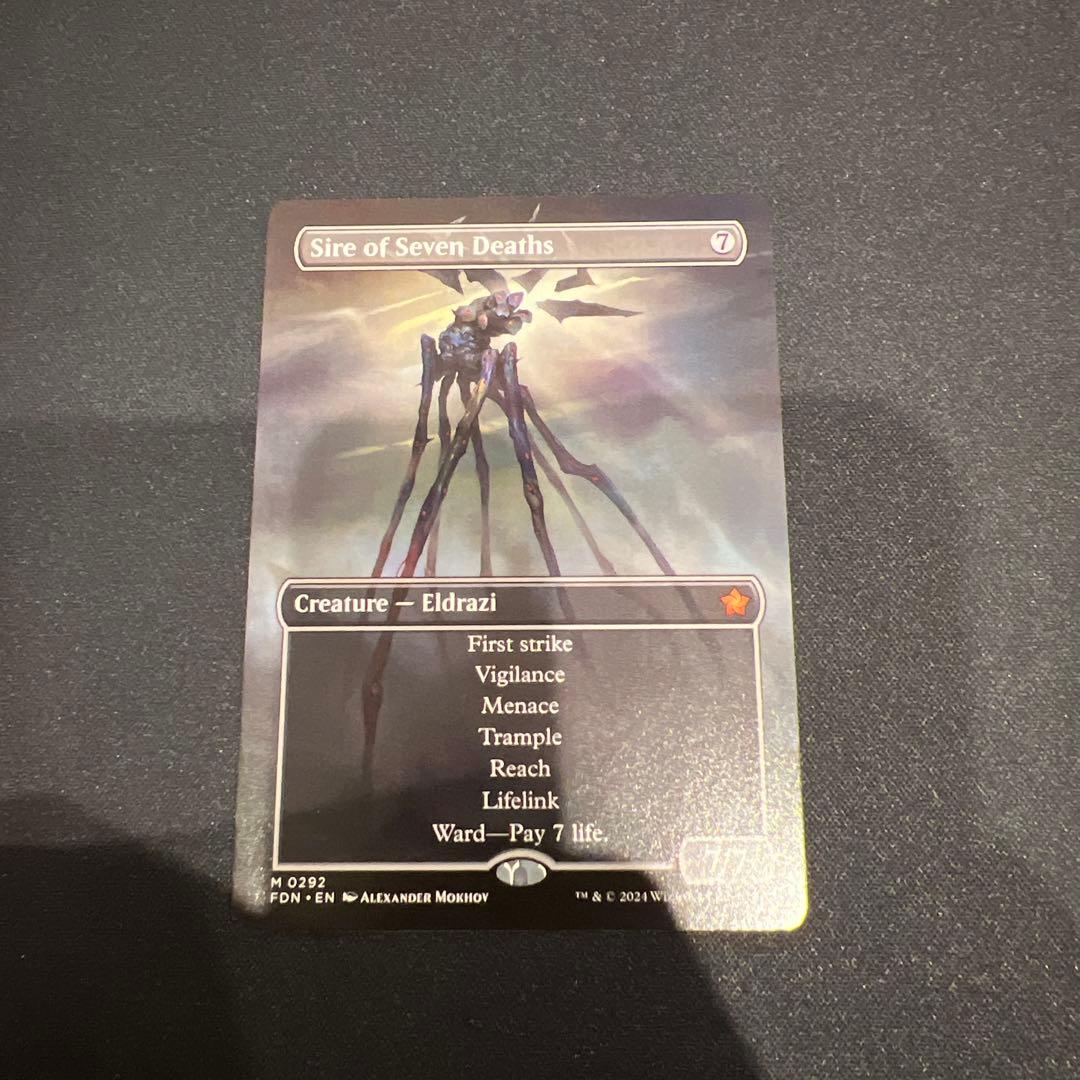 MTG　FDN　七つの死の種父　拡張枠　英語版