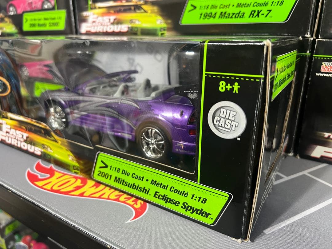 ミニカー FAST&FURIOUS Mitsubishi Eclipse Spyder
