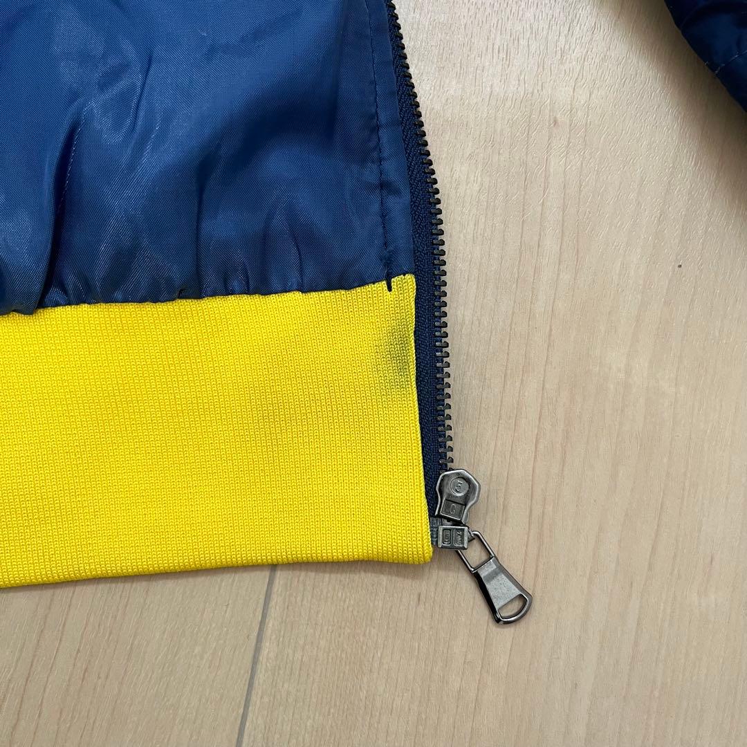 パーリーゲイツ 中綿ジャケット 紺×黄 サイズ6 防風 ダウン スニード