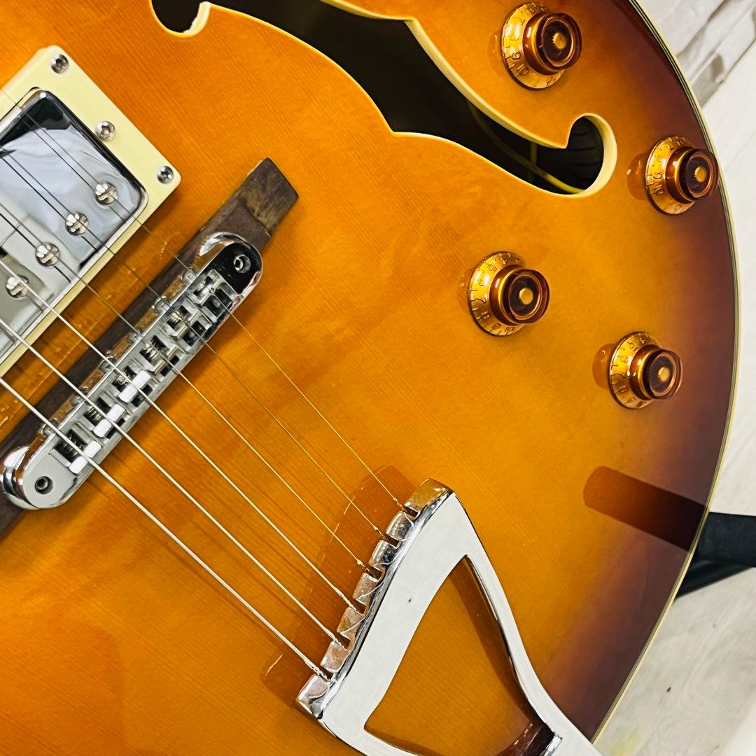 美品 Grote グロート フルホロウボディ エレキギター フルアコ