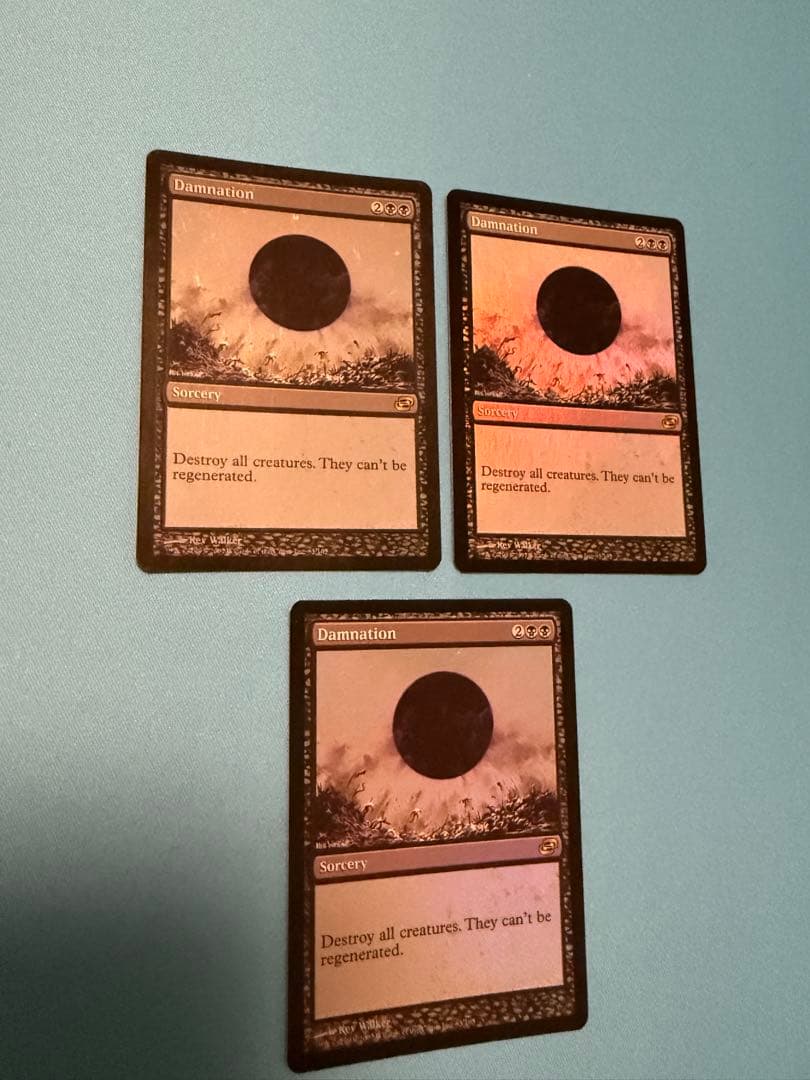 滅び　英語foil 3枚