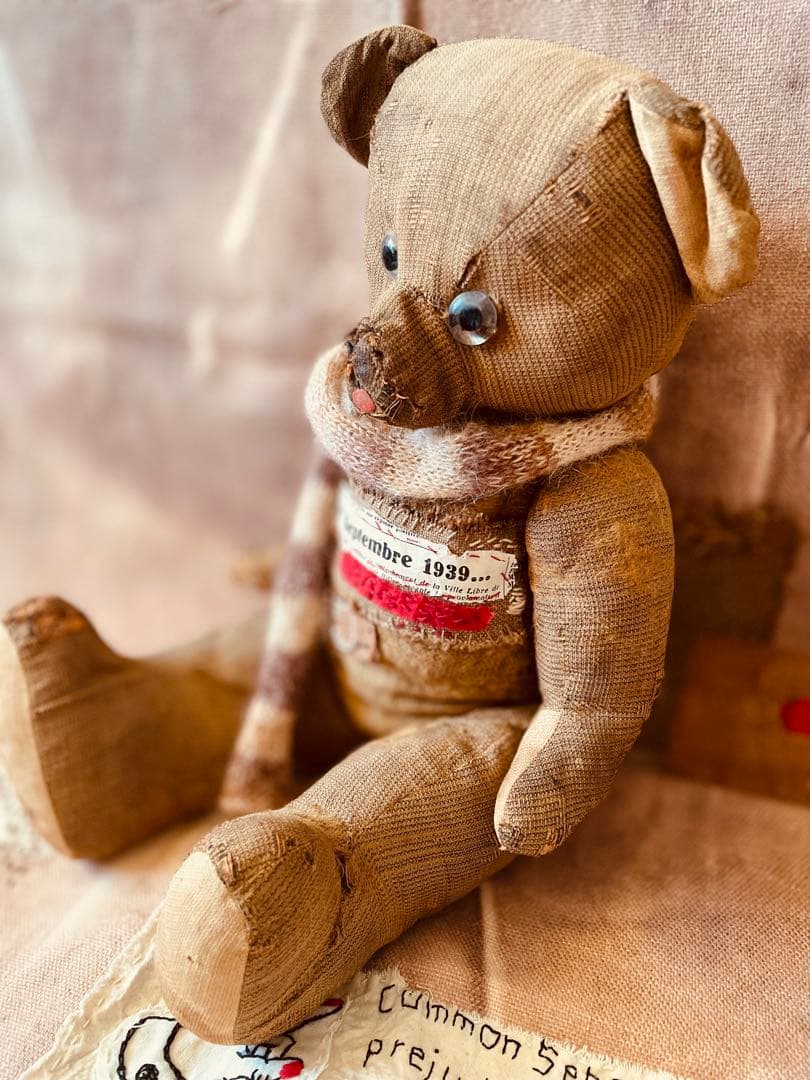 あ*ち様 唯一無二　アンティークベア　襤褸ちゃん