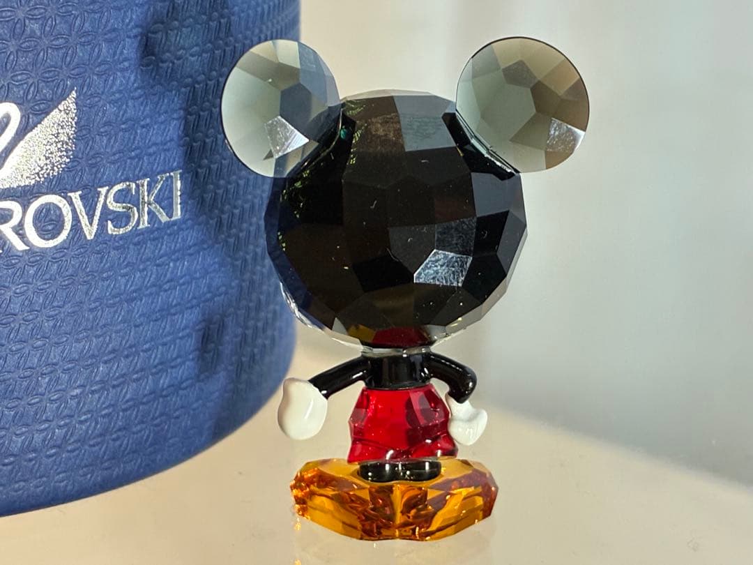 スワロフスキー キューティーズ ミッキーマウス美品置物