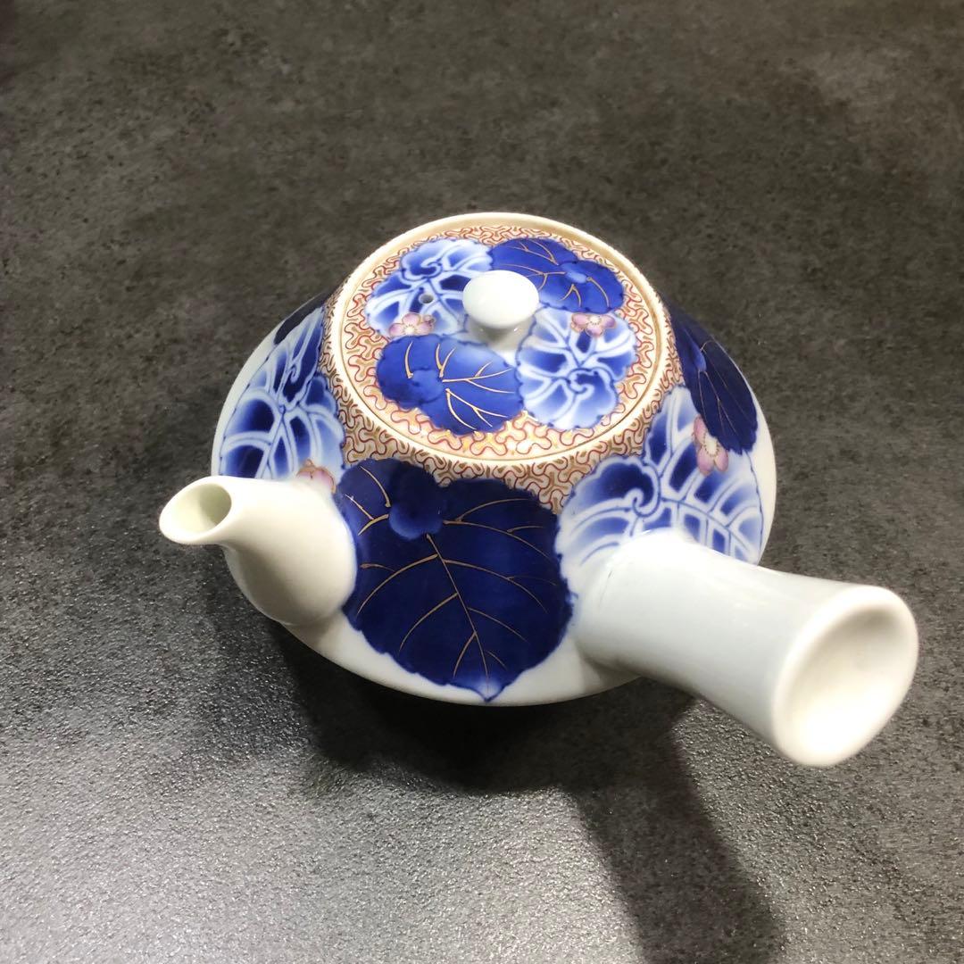 香蘭社　愁海棠　急須　湯呑