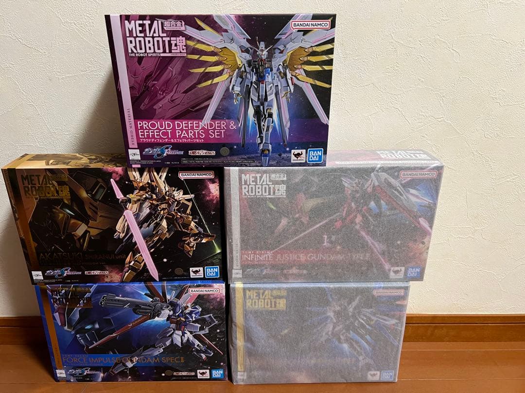 メタルロボット魂　SEED FREEDOM 5点