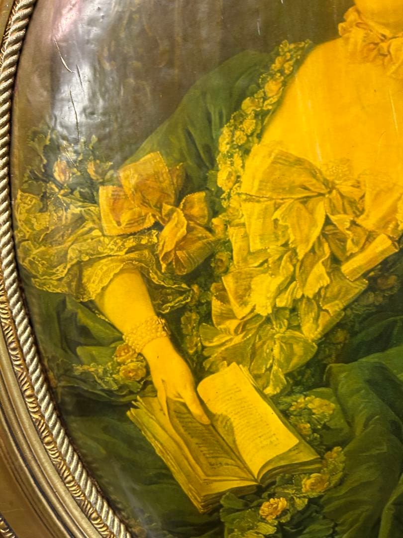 デコパージュ　肖像画