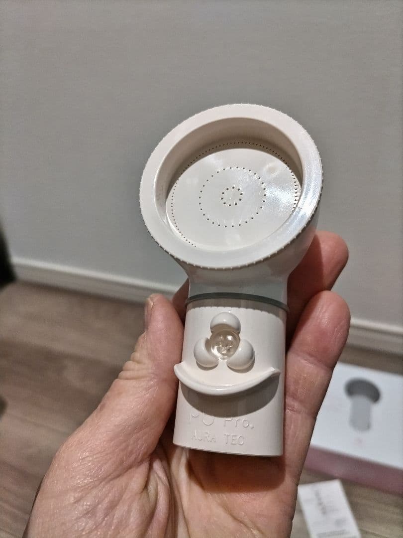 【極美品】ピュアブル　マイクロバブルシャワーヘッド　手元止水栓付き