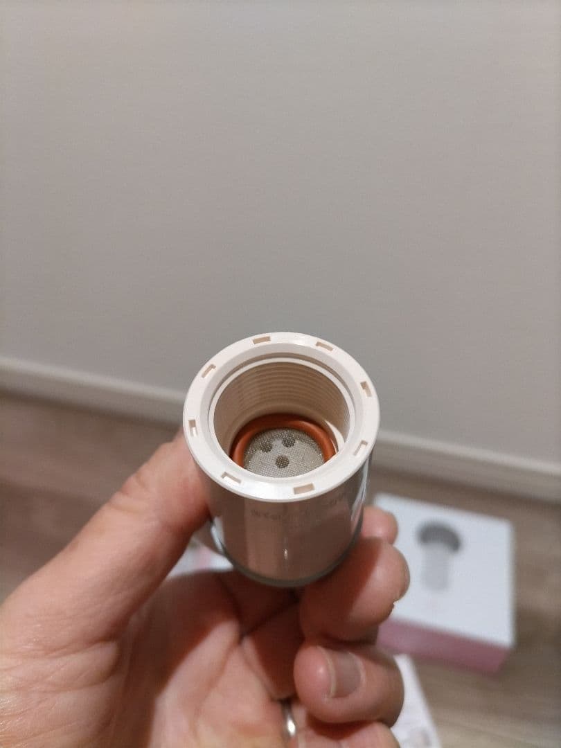 【極美品】ピュアブル　マイクロバブルシャワーヘッド　手元止水栓付き