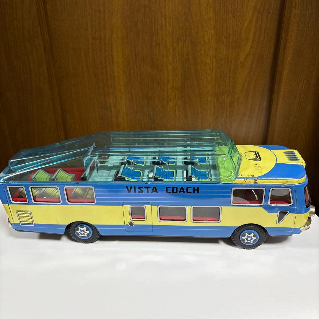 ブリキ　レトロバス　ビスタコーチ