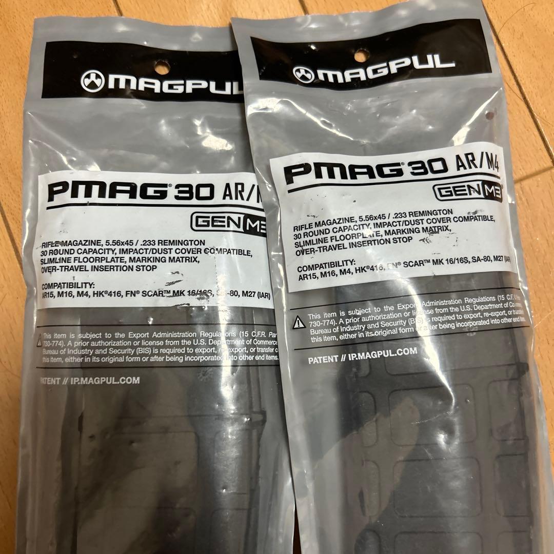PMAG 実物 新品 黒 2個 30rd 窓なし