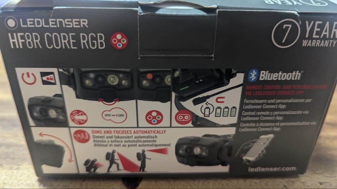 LEDLENSER HF8R CORE RGBヘッドランプ