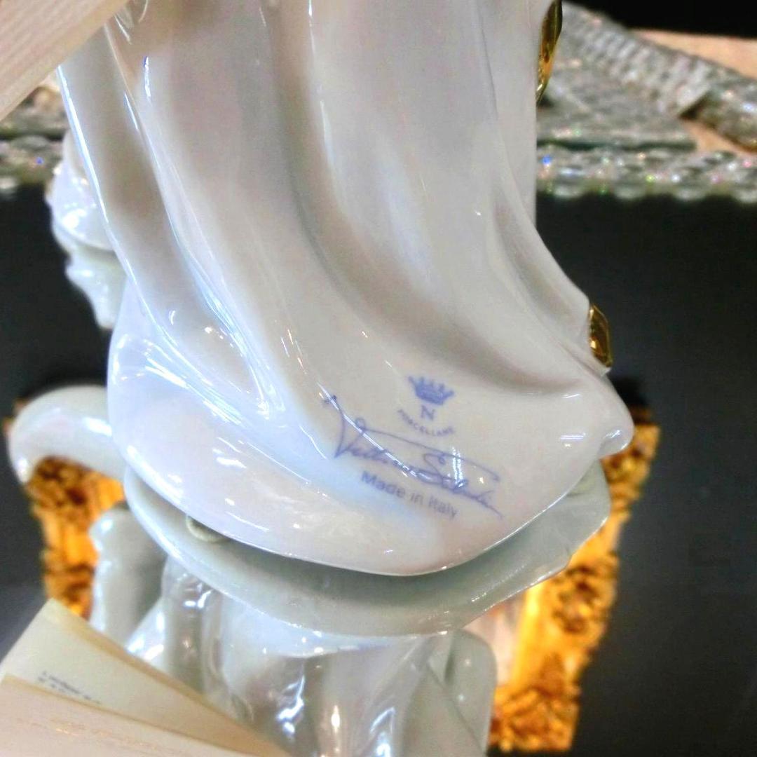 sabadin-vittorio　イタリア製　高級セラミック　ピエロオブジェ