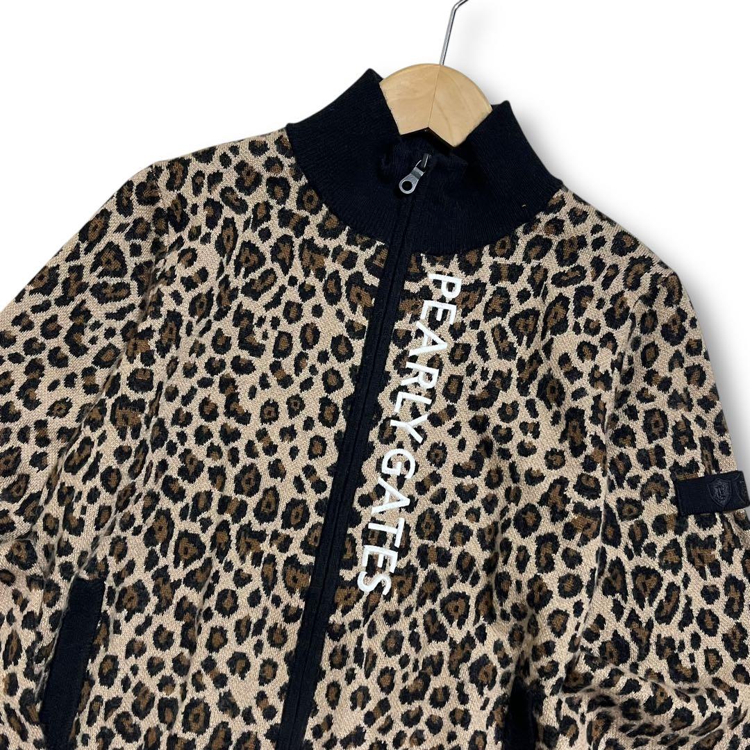 新品 PEARLY GATES パーリーゲイツ カシミヤ混 ニットジャケット