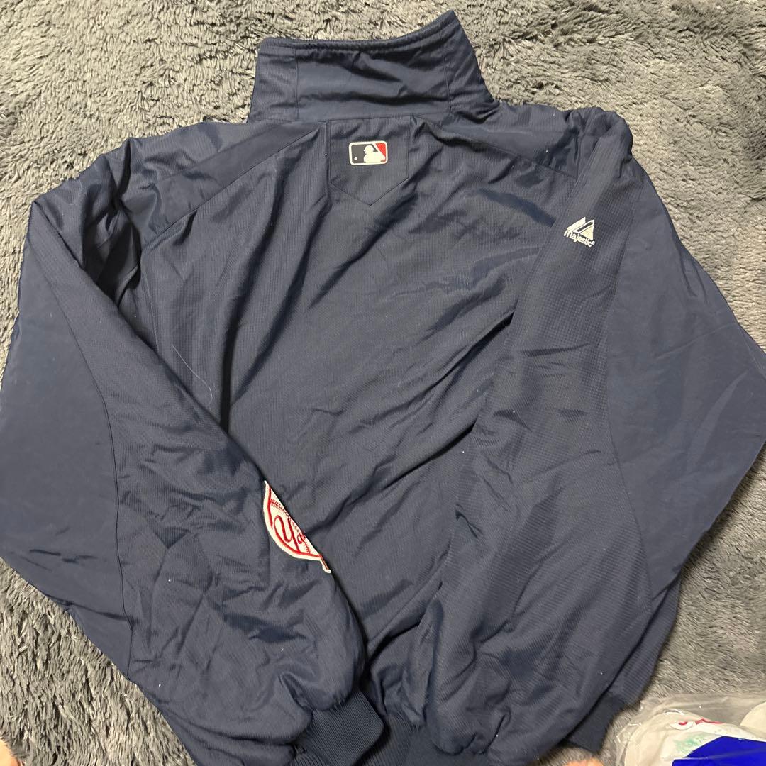 Yankees フルジップジャケット ネイビー