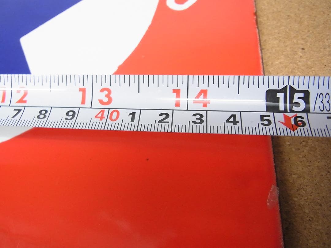 未使用　両面看板　琺瑯看板　SSK　とんかつソース　/　缶詰　ホーロー