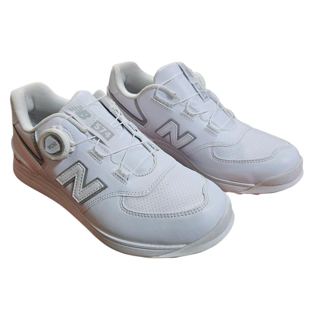 『美品』ニューバランス ゴルフシューズ　574 BOA ボア ダイヤル 24.5