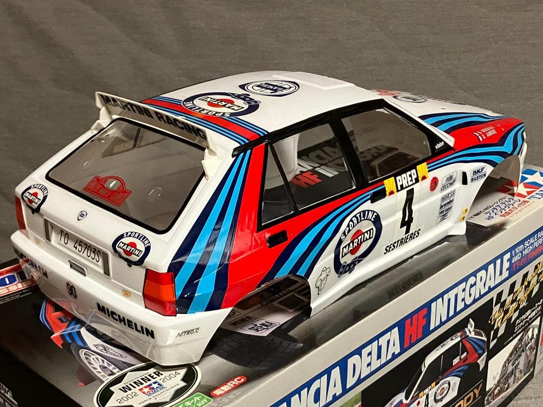 タミヤ 1/10 RCカー ランチア デルタ HF インテグラーレ 完成ボディ