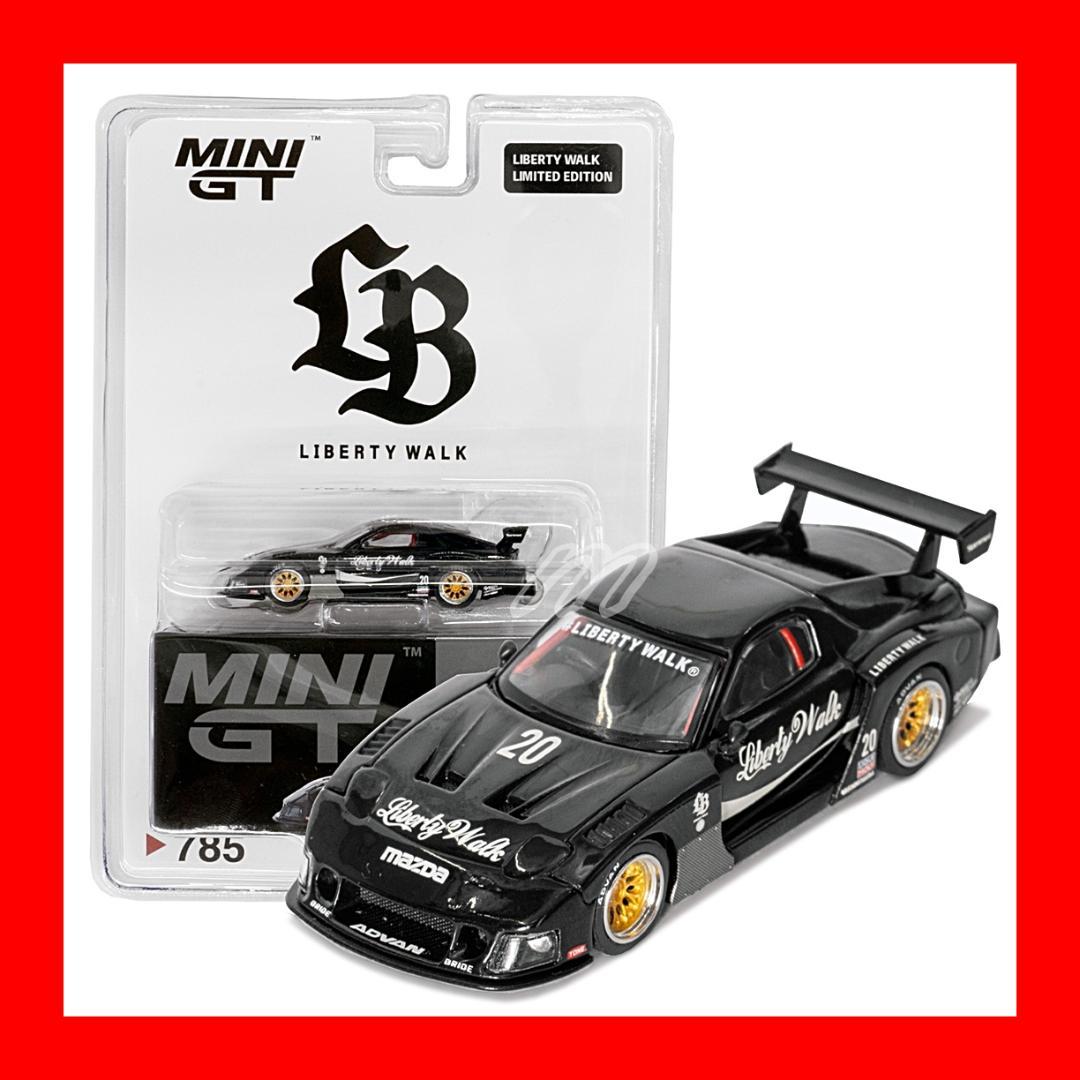 MINIGT RX-7 LB-スーパーシルエット Liberty Walk BK