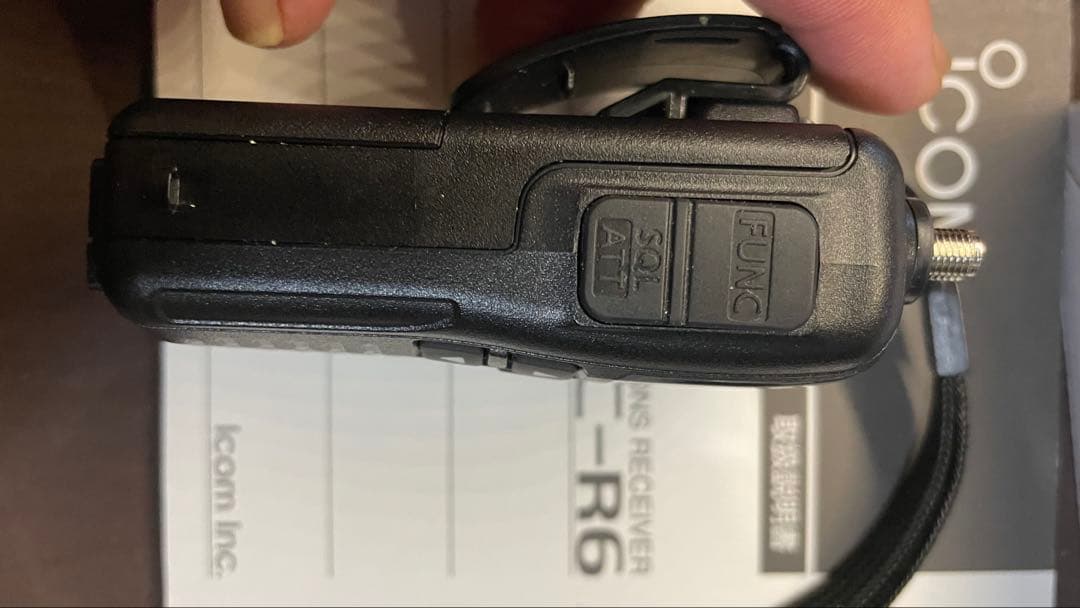 【新品同様】Icom IC-R6 受信機【他社アンテナ】アイコム①