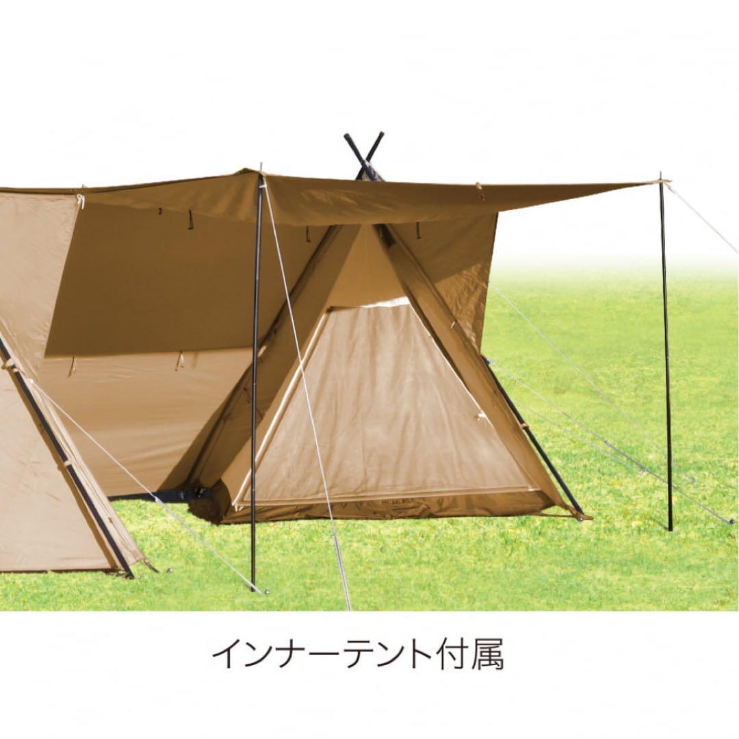 新品　イグニオ　シェルターテント　タープテント　キャンプ　アウトドア